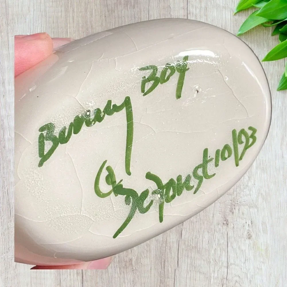Ceramic Bunny Box Trinket Box Hanmade